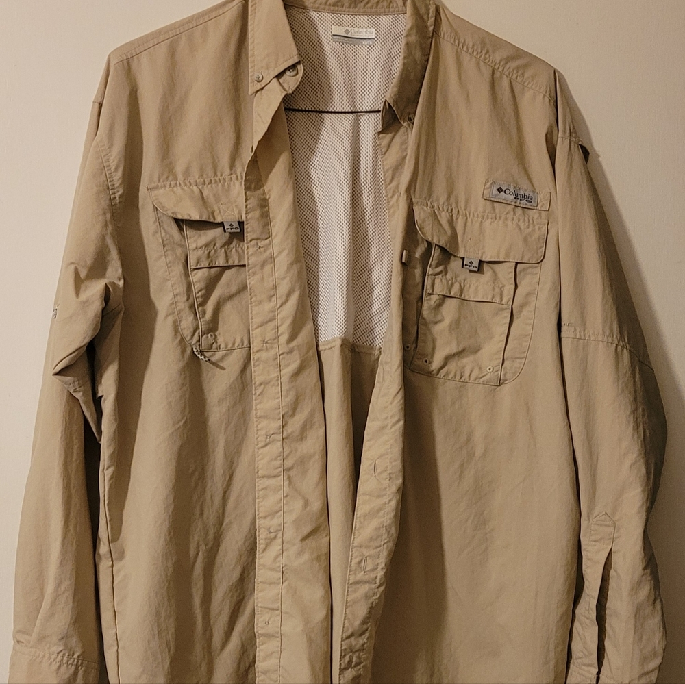 Columbia Omni Shade vented long sleeve size XL